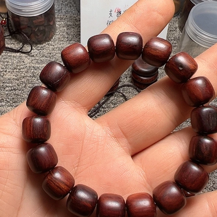 藤类海南红降花梨公1.2老型黑金瑕疵