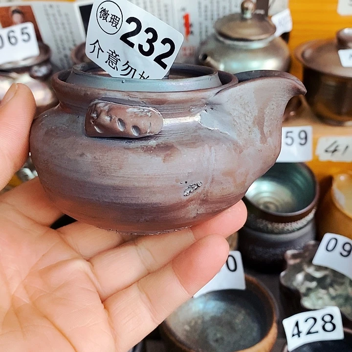 紫砂茶杯柴烧纯手工232