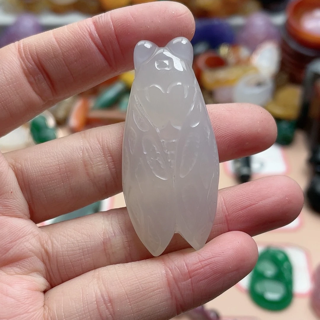 玛瑙/玉髓颈饰合金紫*籽