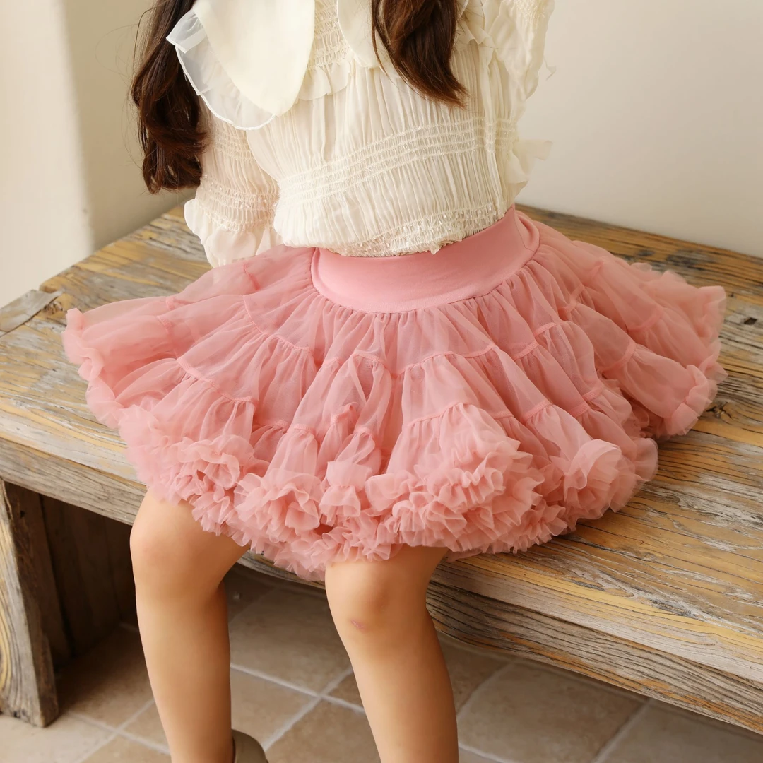女童tutu裙公主裙春秋季儿童半身裙蓬蓬裙兔兔裙女孩Tutu裙洋氣