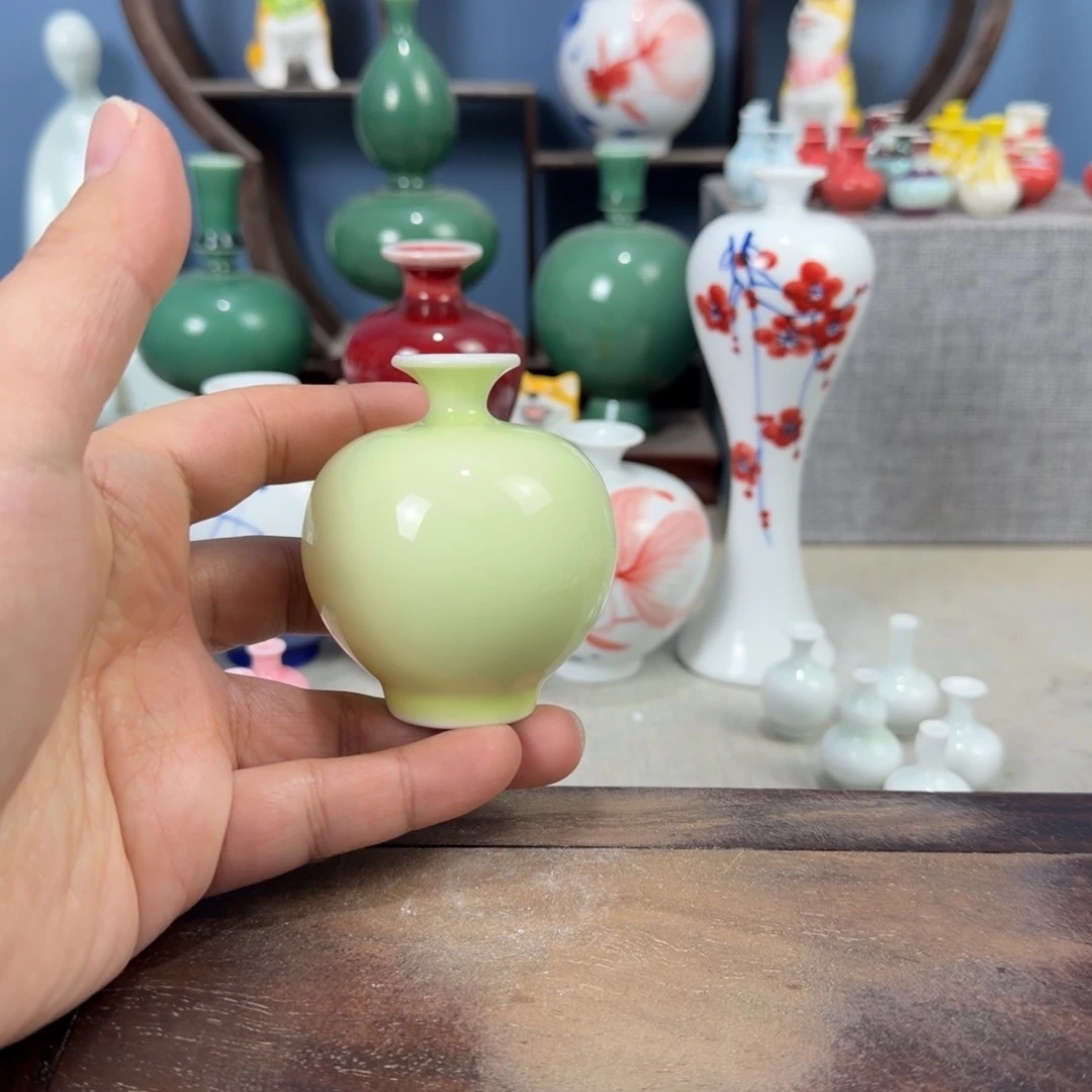 陶瓷手工小花器摆件