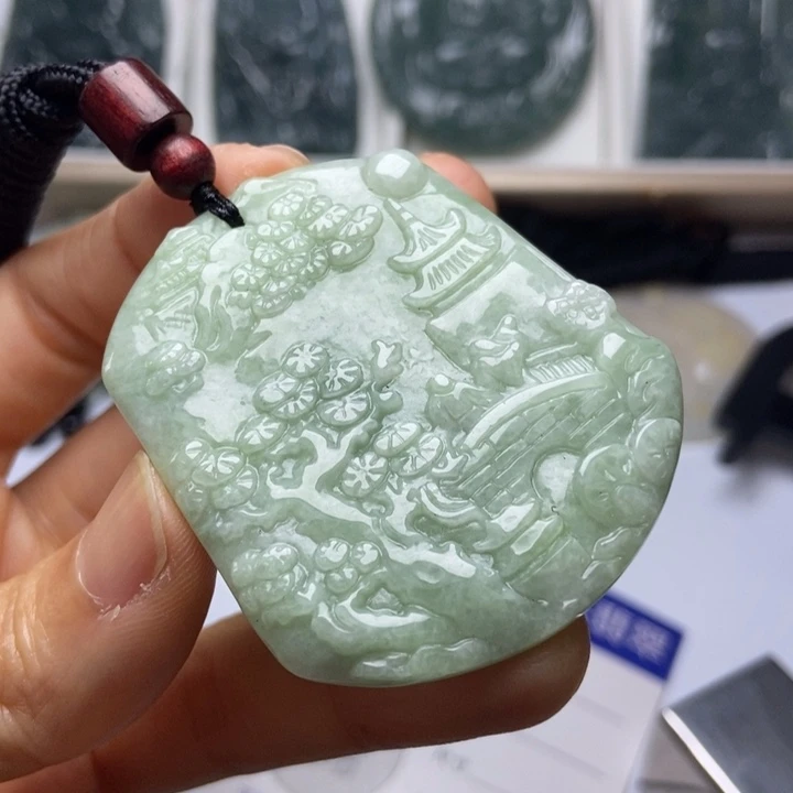 颈饰未镶嵌翡翠翡翠