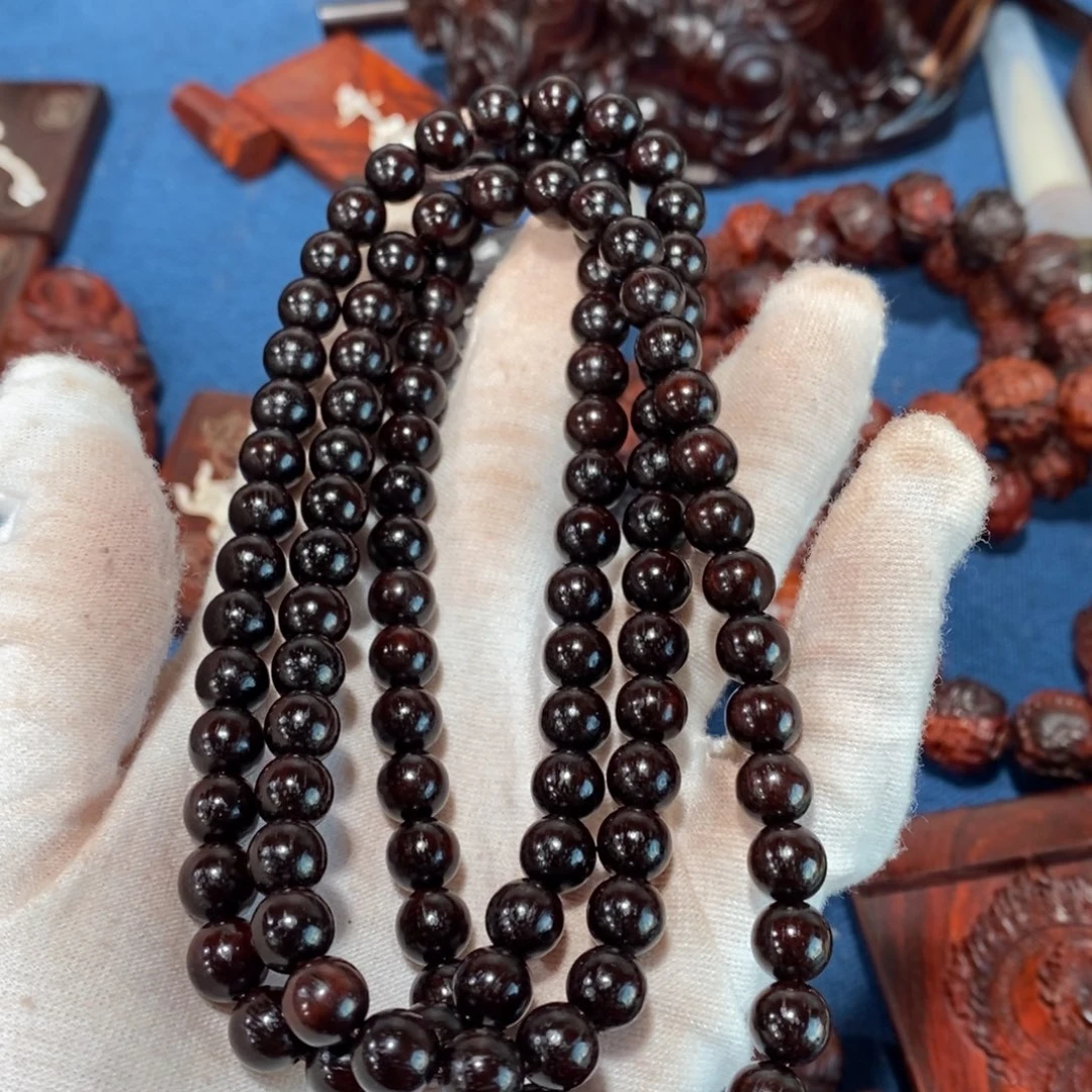 檀香紫檀（小叶紫檀）手串/手链0.8✖️108