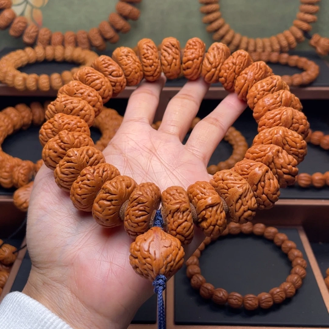 桃核吊坠25麒麟纹