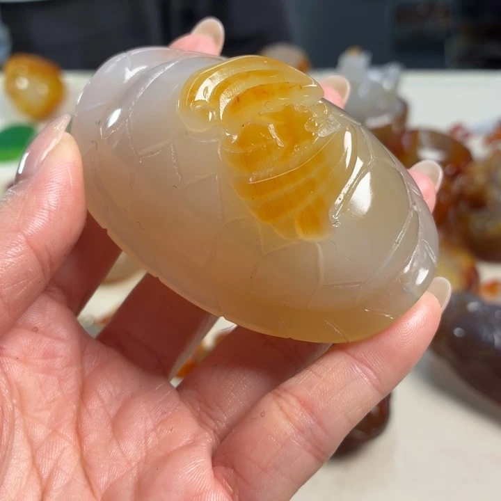 玛瑙/玉髓未镶嵌吊坠(不含链)