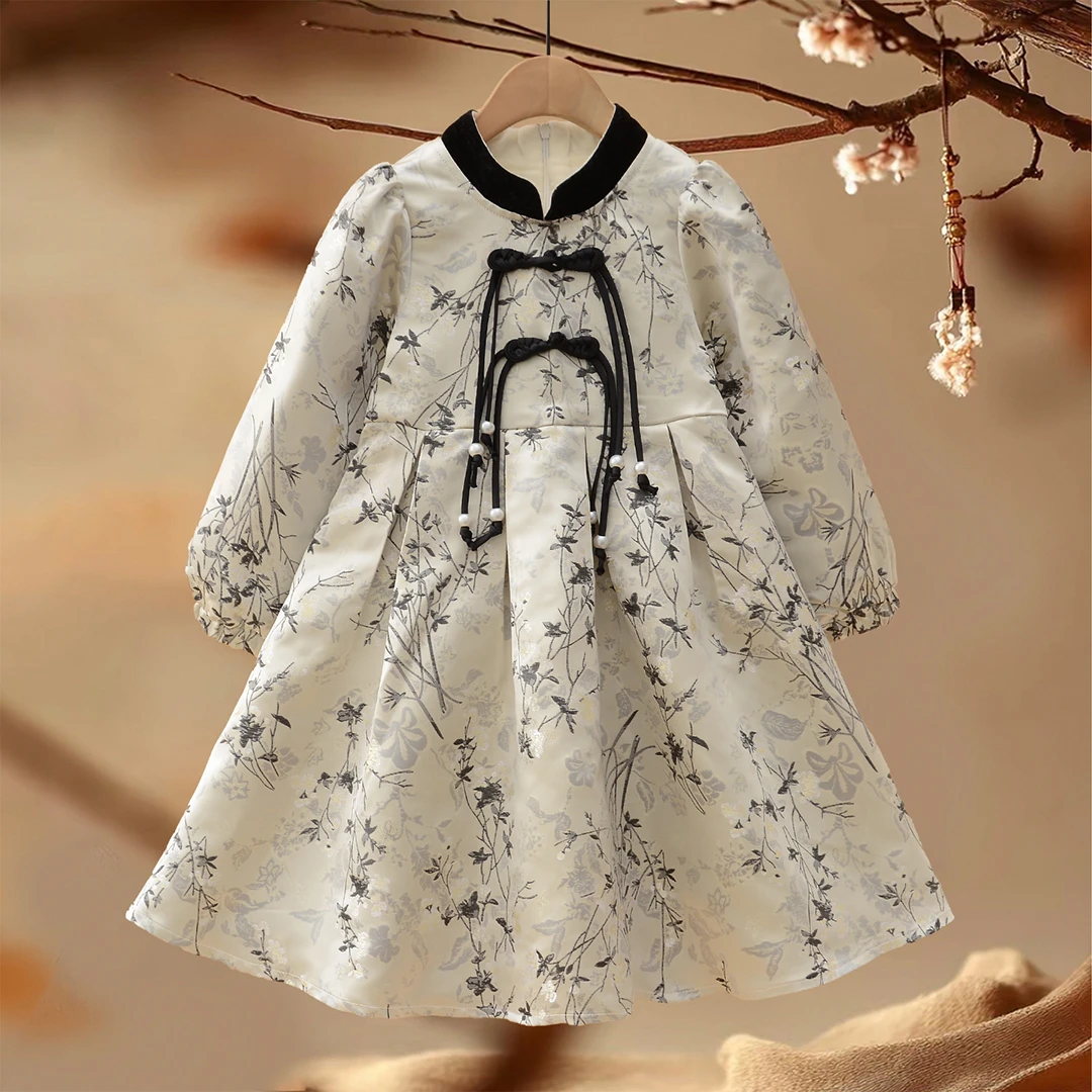 YF991国风儿童连衣裙