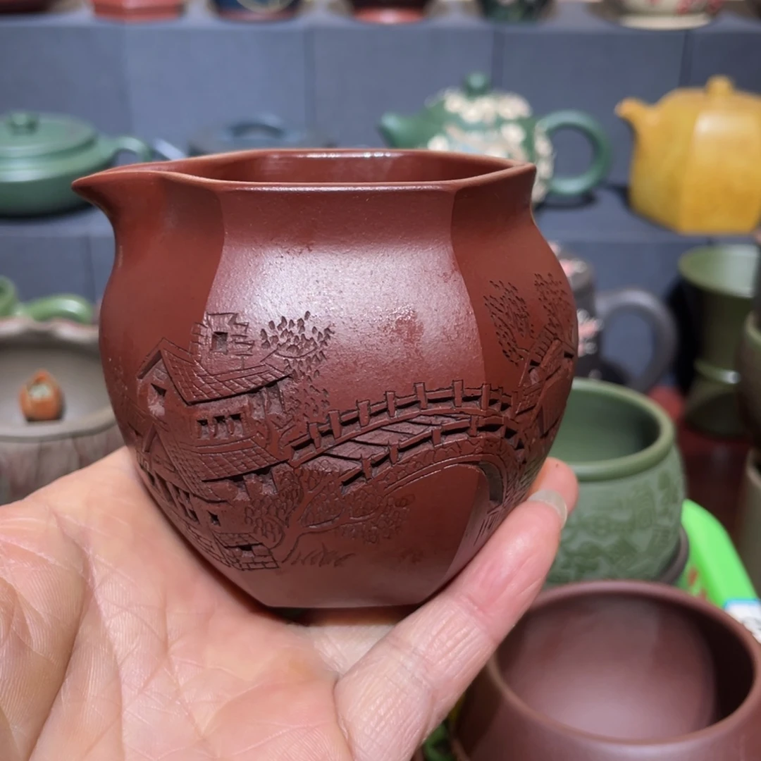 原矿紫砂手工主人杯