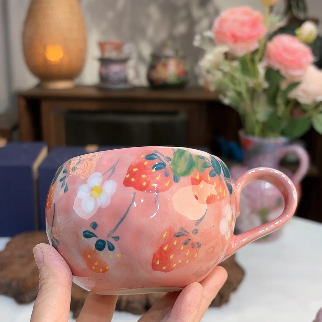 晴***川景德镇手绘高温釉下彩陶瓷茶具