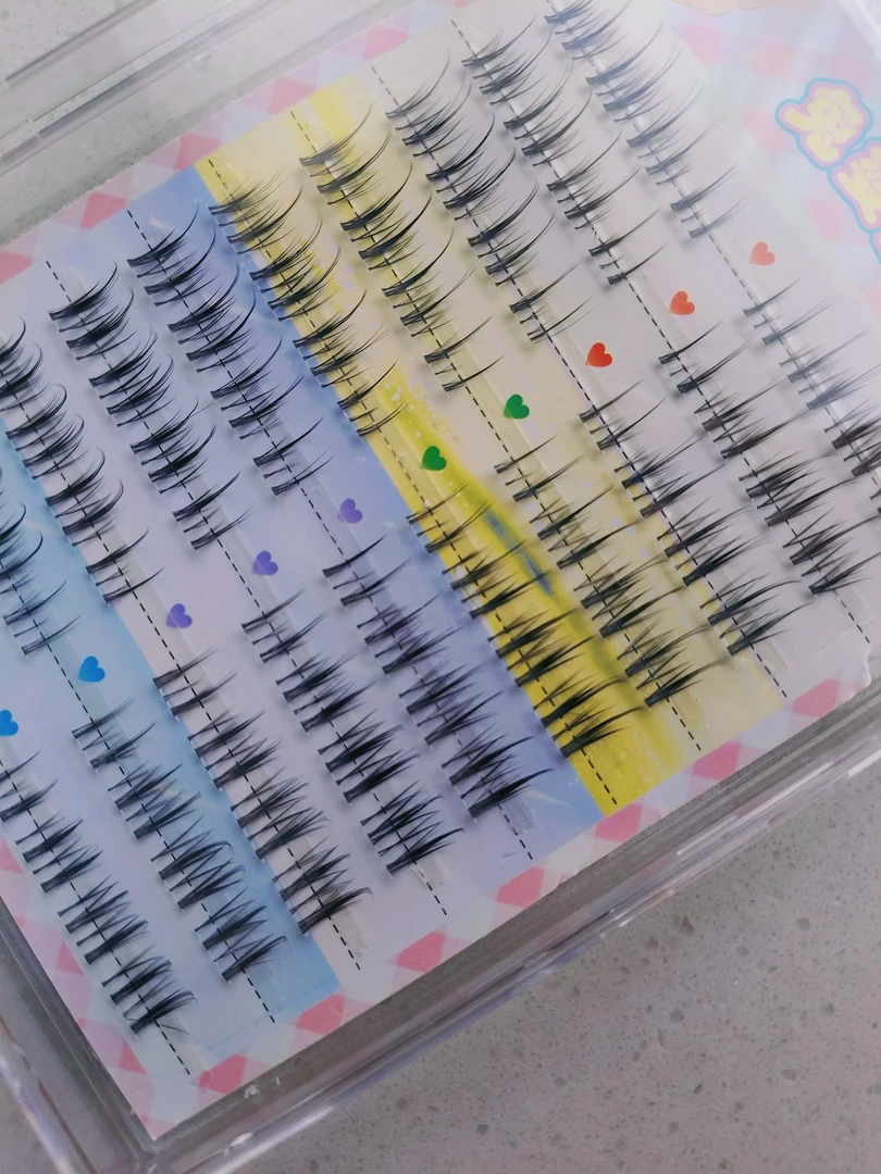 兔婆化妆师推荐毛流感超软假睫毛自然仿真睫毛懒人单簇眼睫毛T06