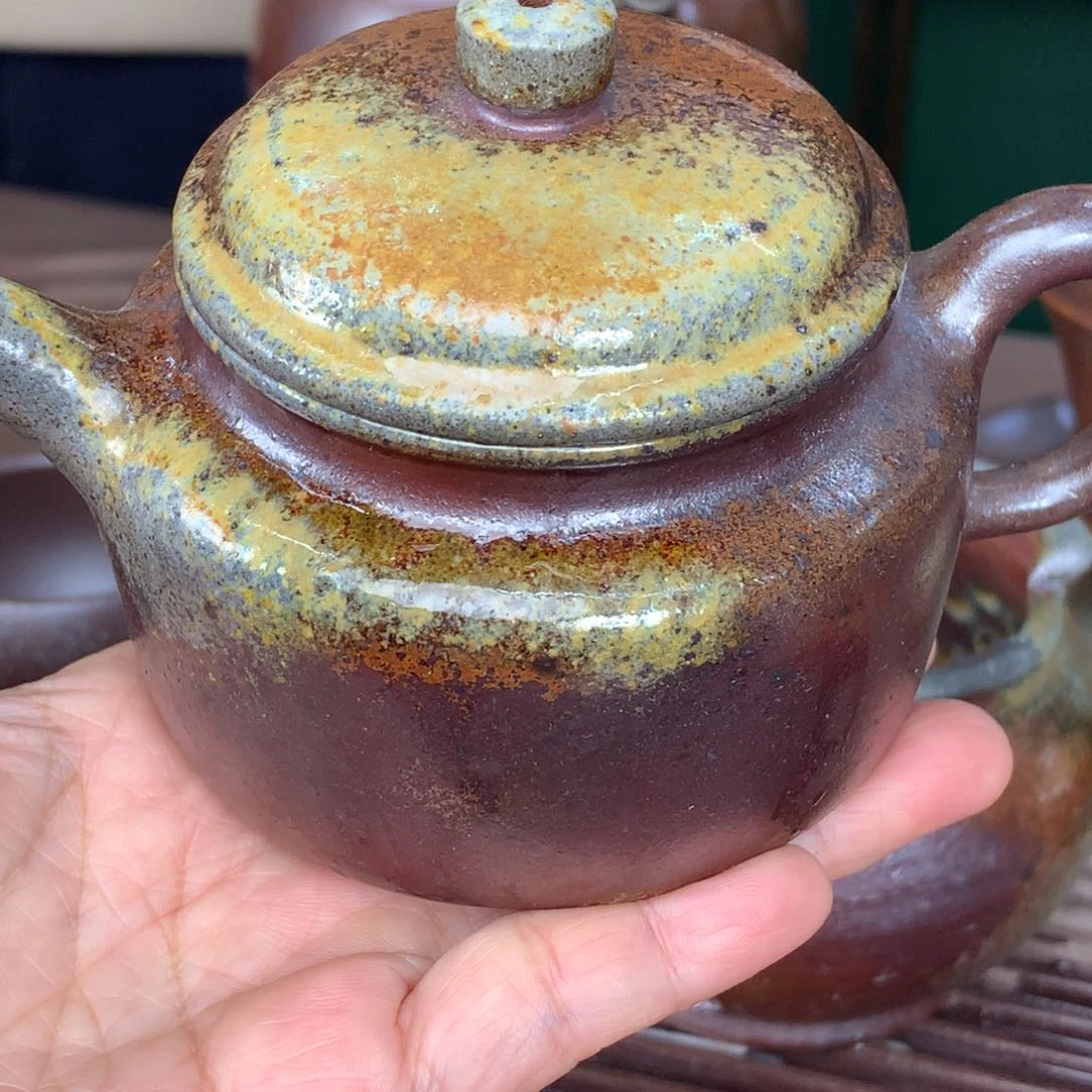 紫砂茶壶柯***纯自然柴烧
