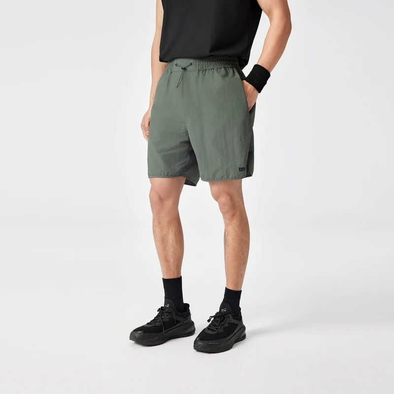 BODYDREAM琥珀流光风新款梭织短裤男休闲四分裤抽绳直筒运动裤潮