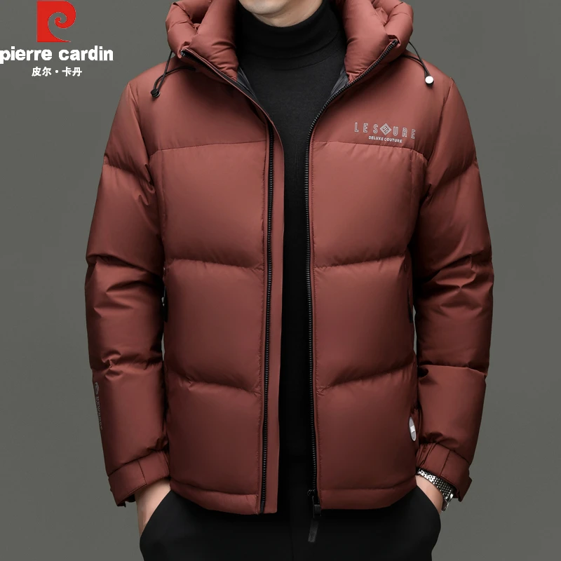 皮尔卡丹鸭绒极寒加厚羽绒服男士短款2025冬季新保暖面包男装外套