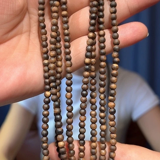 沉香手串白棋沉水0.4多样性发货1条