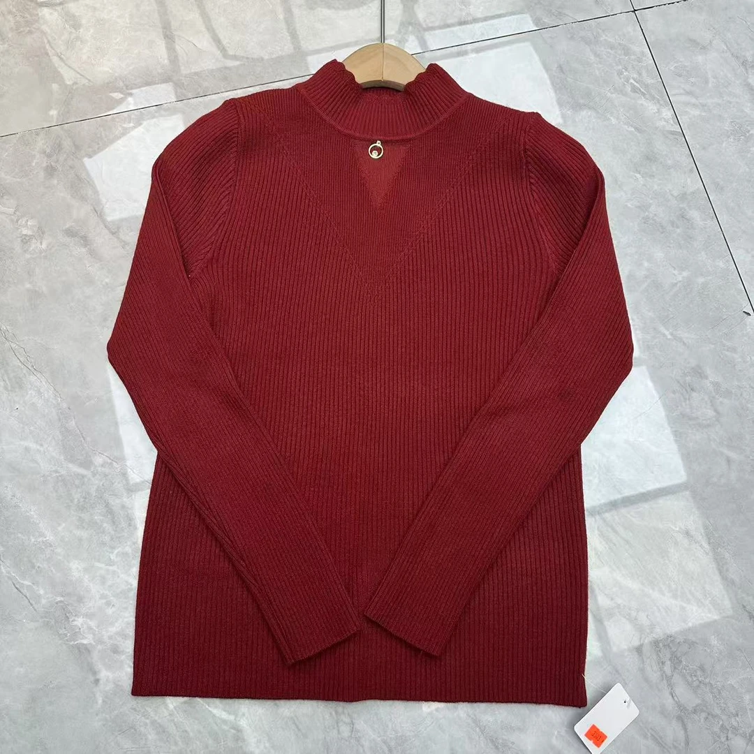 小鑫肝@现货浮力重工蕾丝拼接小装饰气质百搭休闲毛衣 3303