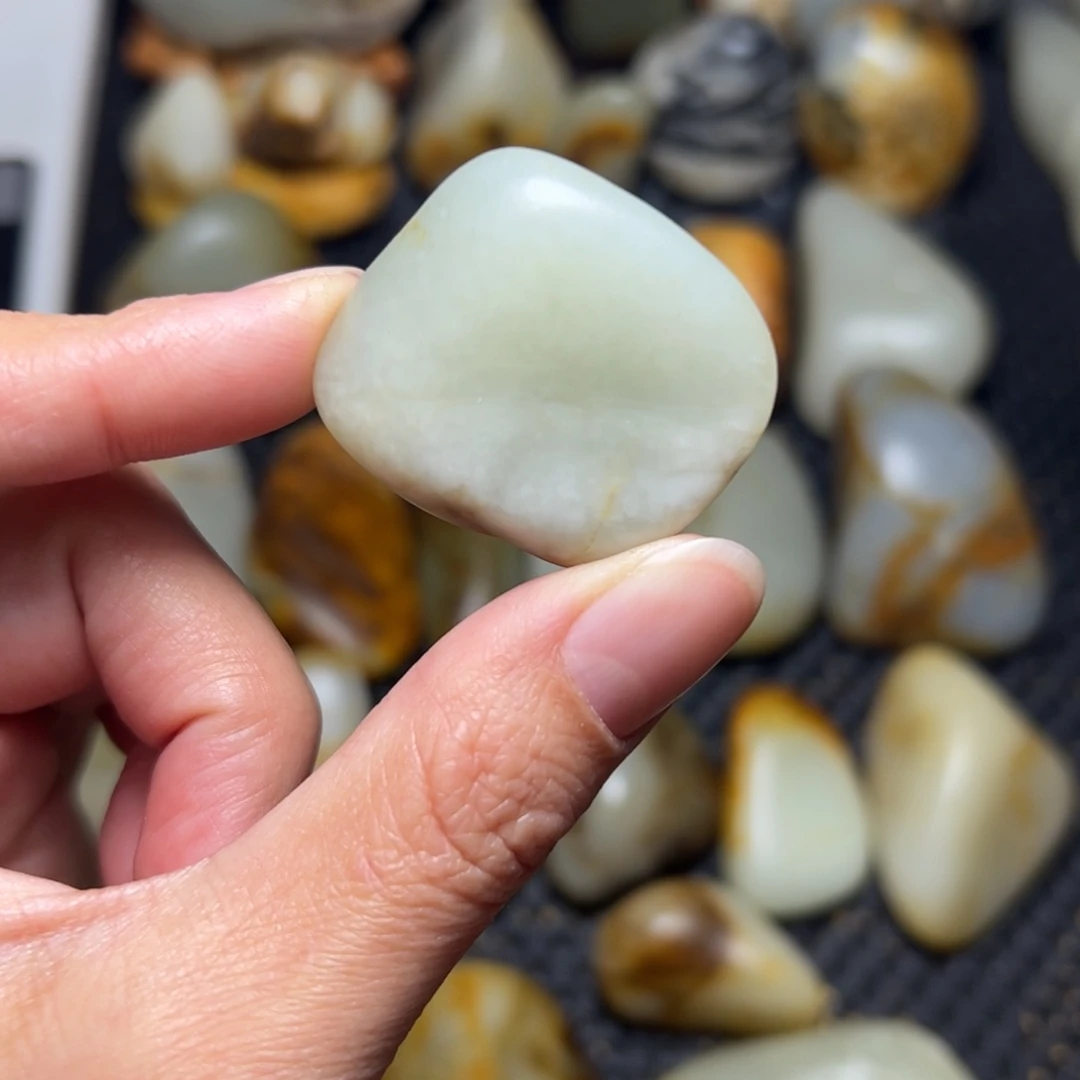 和田玉未镶嵌挂件72