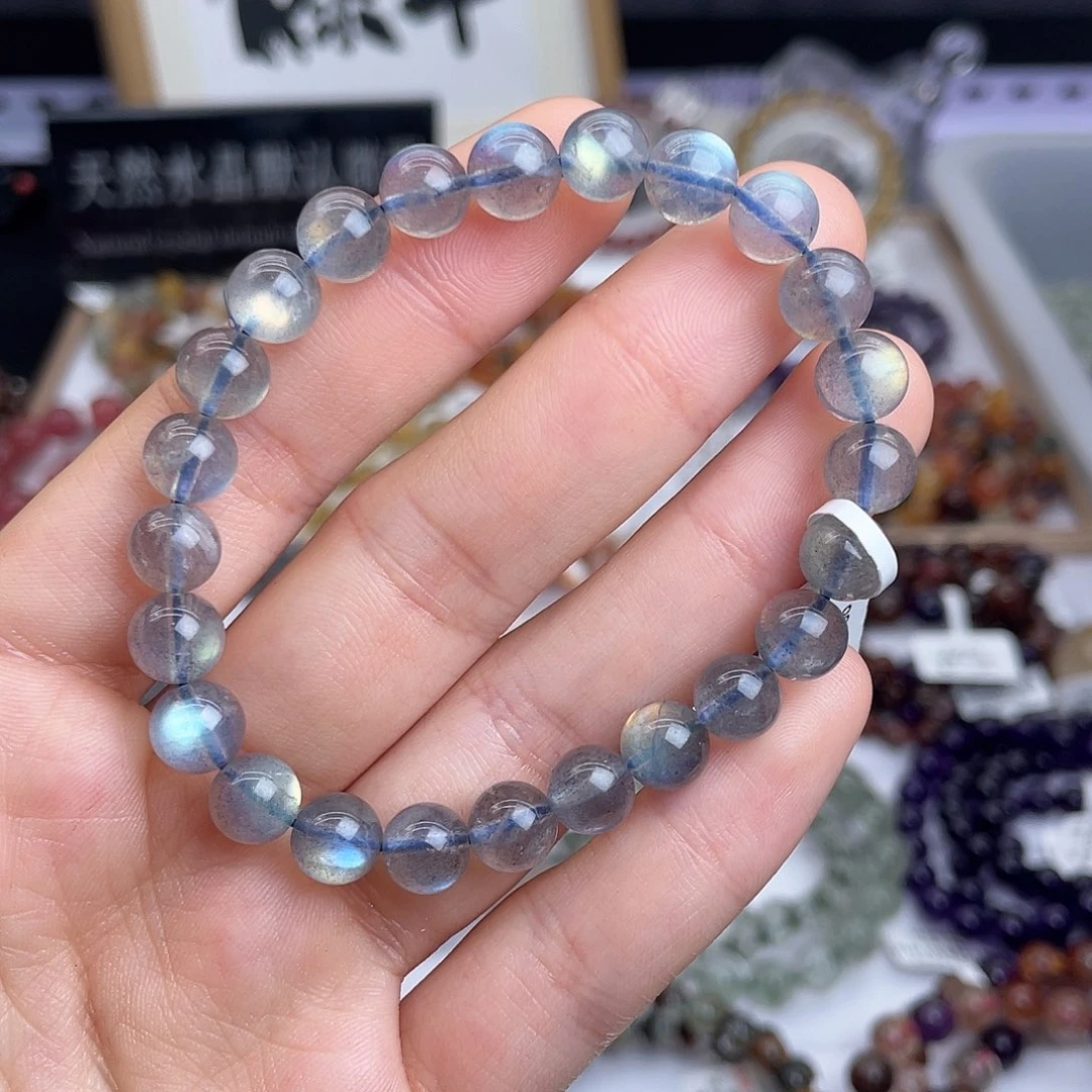 水晶手串未镶嵌天然