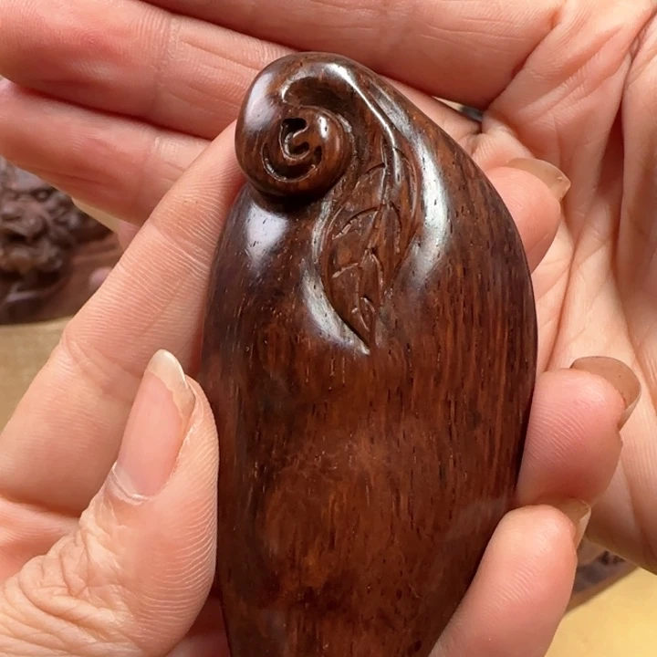 黄花梨/降香黄檀福豆把件