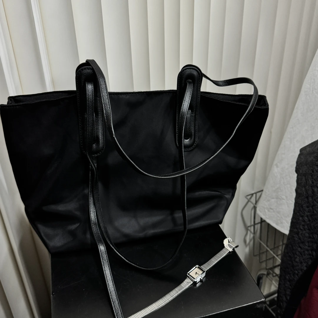 『雨美 Show』H056黑色时尚百搭简约托特包