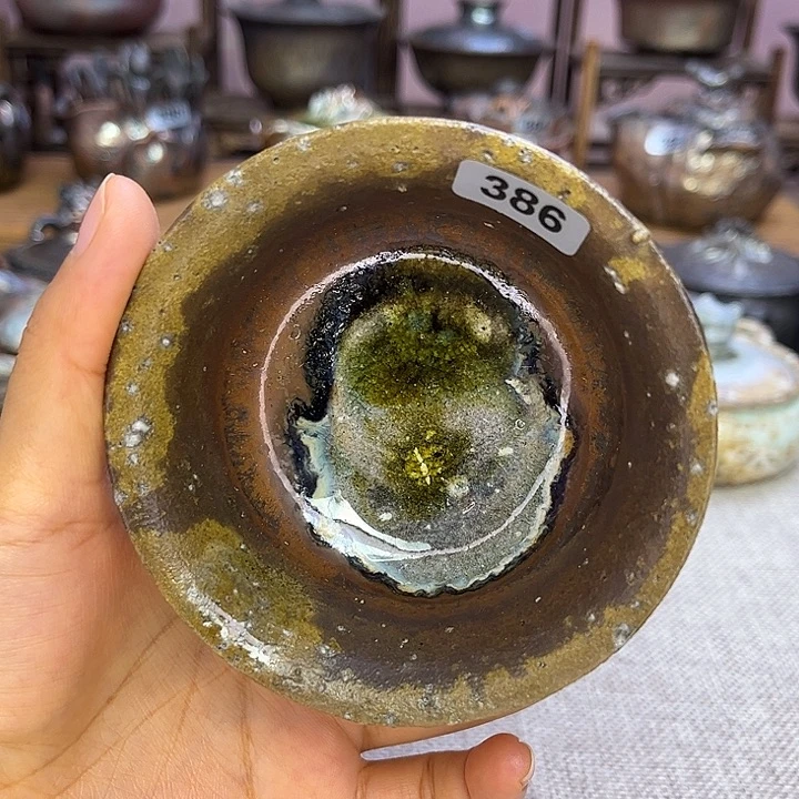 裸柴烧陶瓷手工茶器
