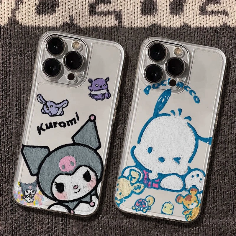 库洛米帕恰狗太空手机壳适用于苹果16透明iphone14手机壳1512pro