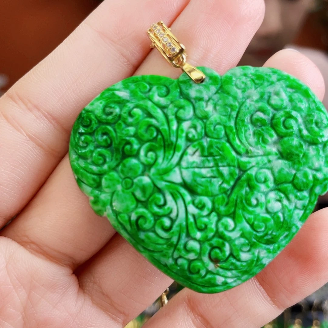 翡翠未镶嵌耳饰饰品