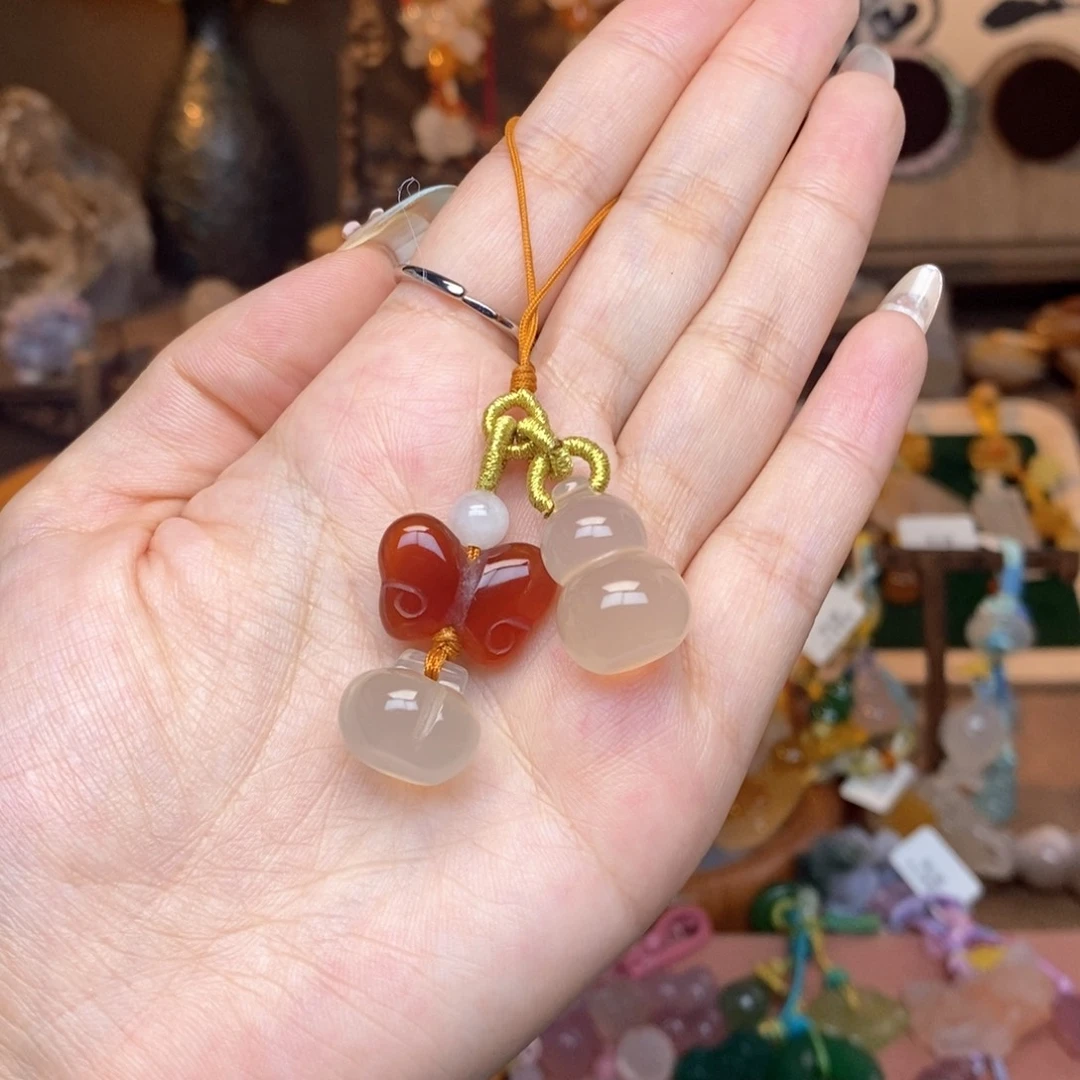 玛瑙/玉髓未镶嵌车挂