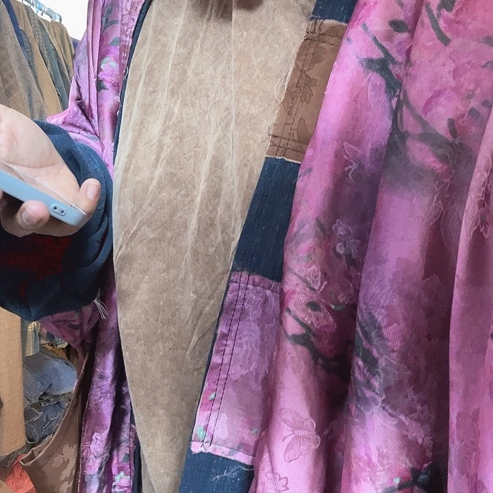 熊***熊古布香云纱外套定制