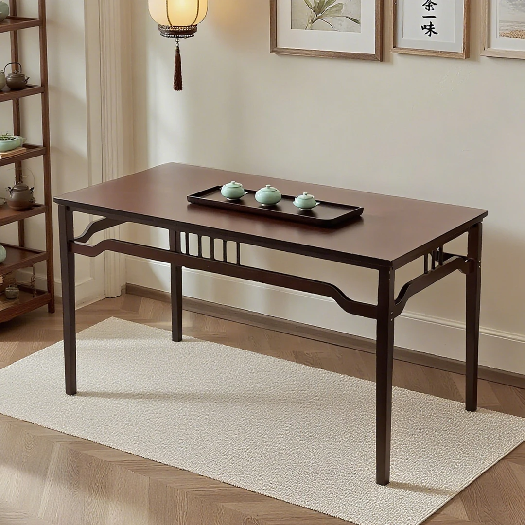 茶桌茶台泡茶桌书法桌待客桌办公室家用茶室休闲喝茶桌家用餐桌