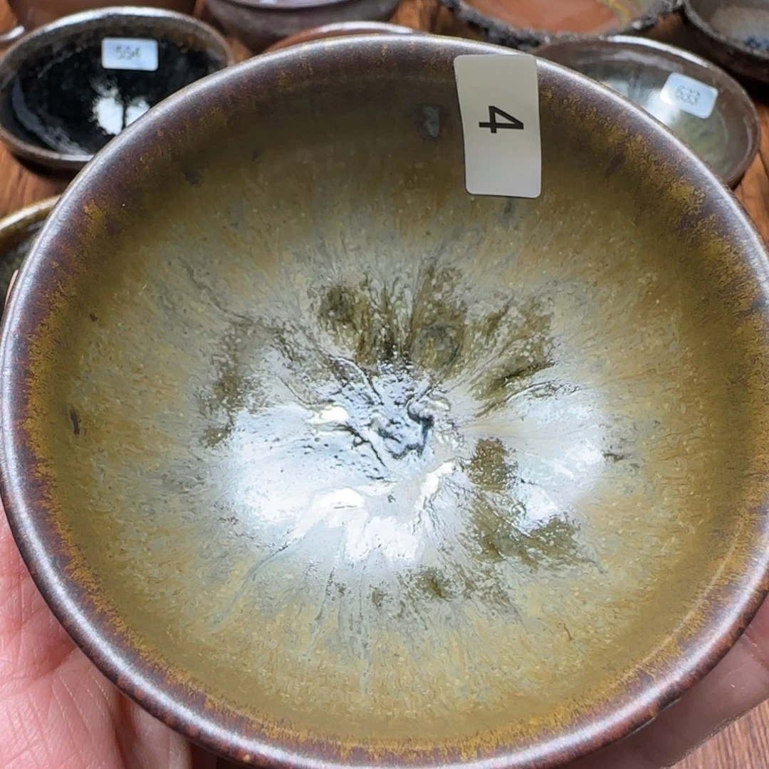柴烧建盏杯盏茶杯4