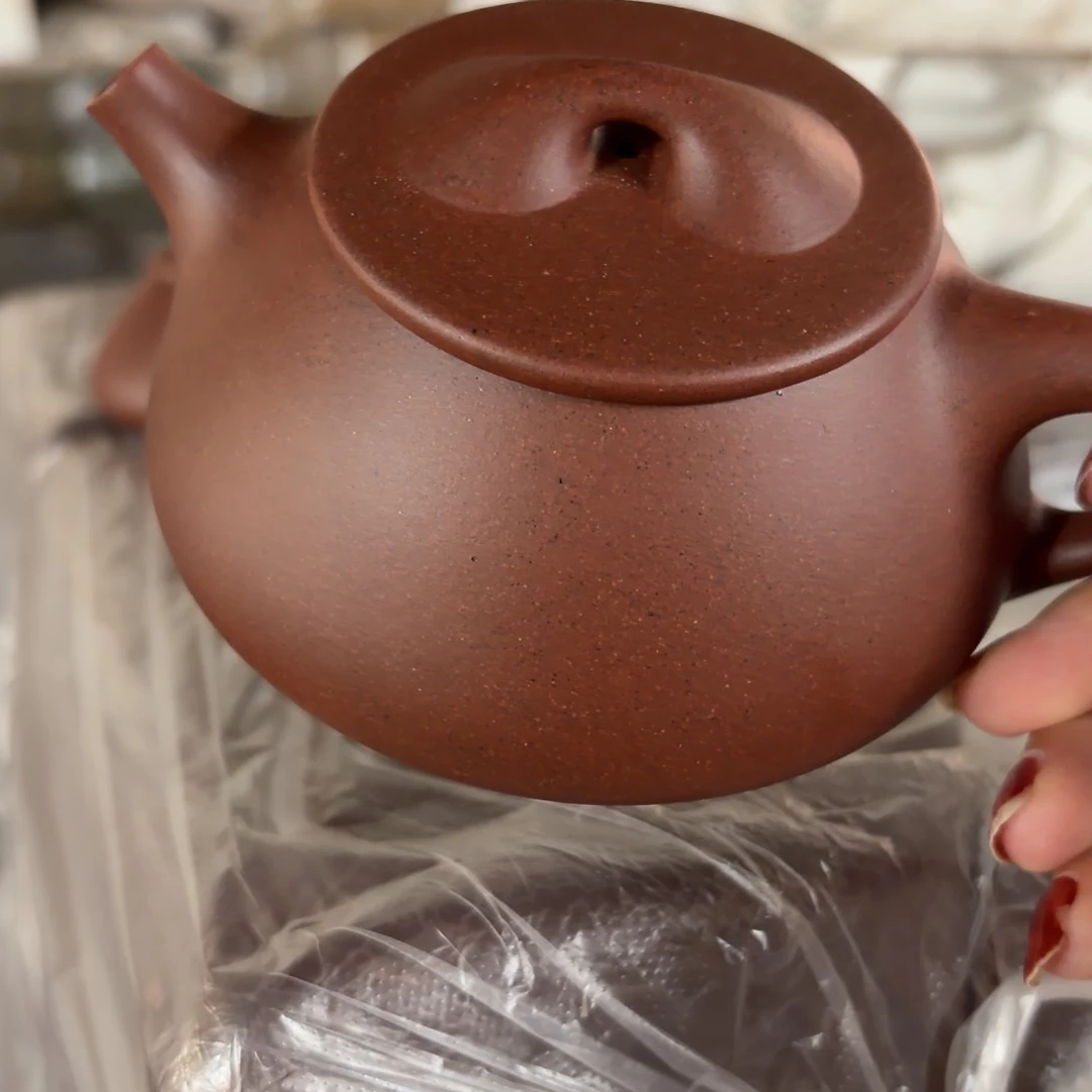 茶壶紫砂宜兴原矿黑星土300