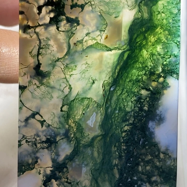 玛瑙/玉髓颈饰未镶嵌星****刻