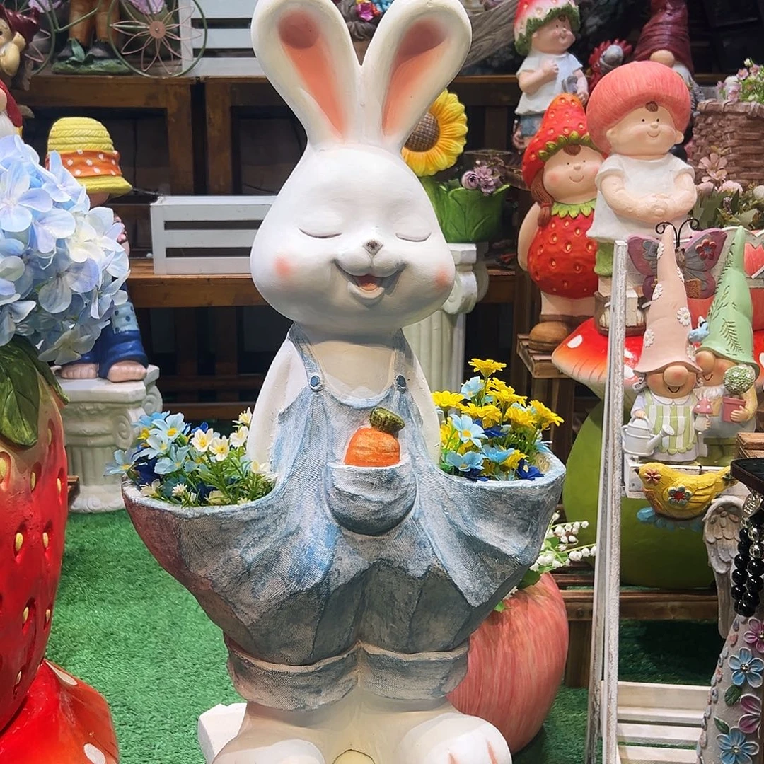 花园摆件红红火火