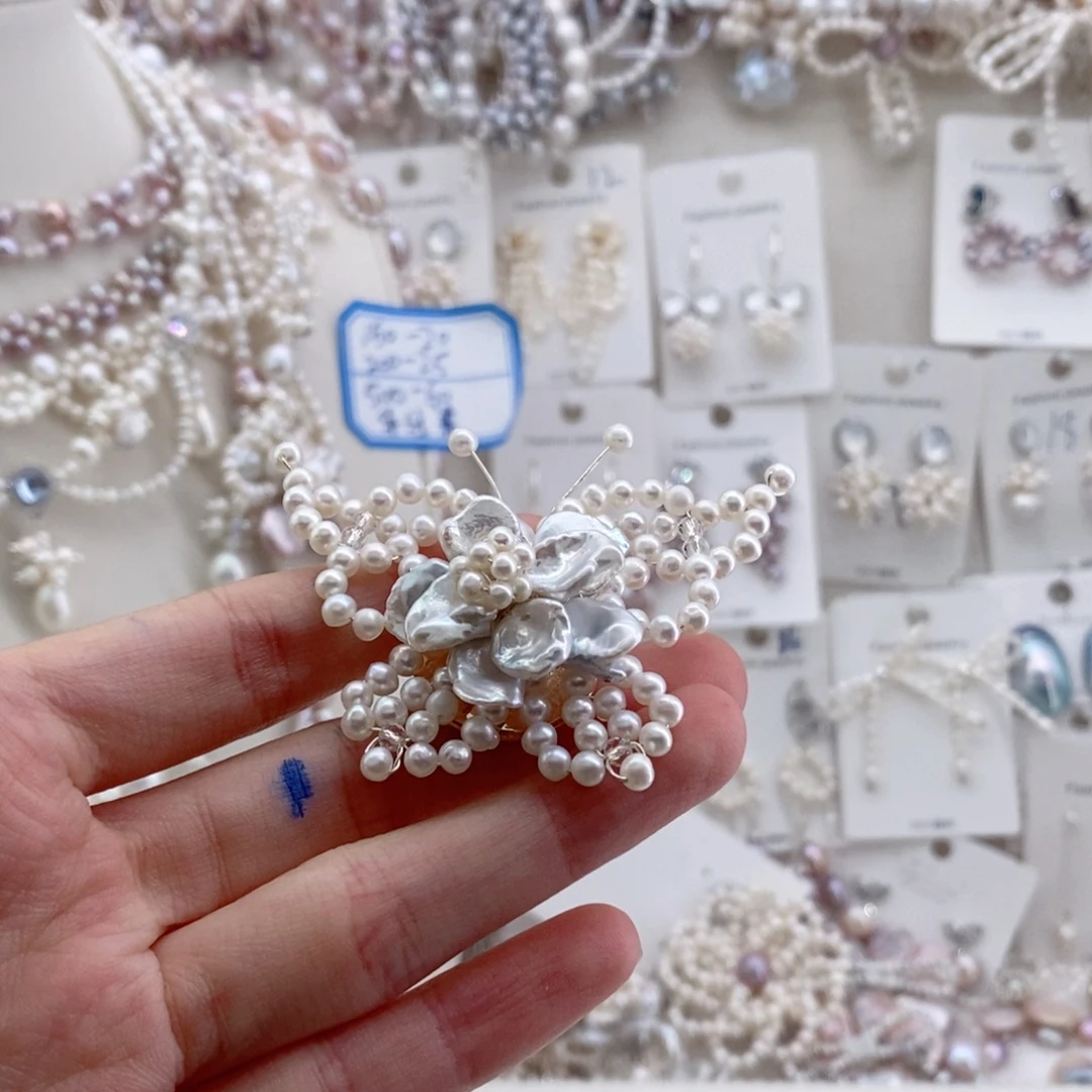 桃***妖淡水珍珠未镶嵌项链