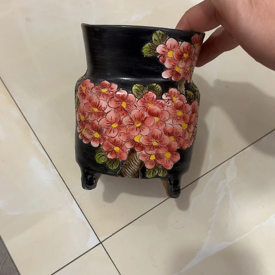 景德镇炫彩手绘口9高13.5