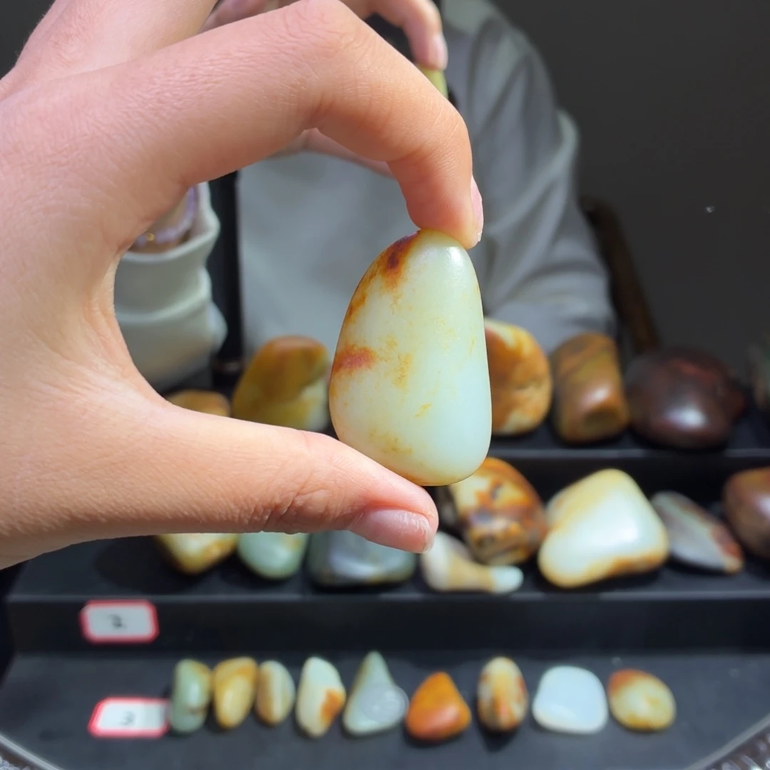 和田玉未镶嵌挂件24