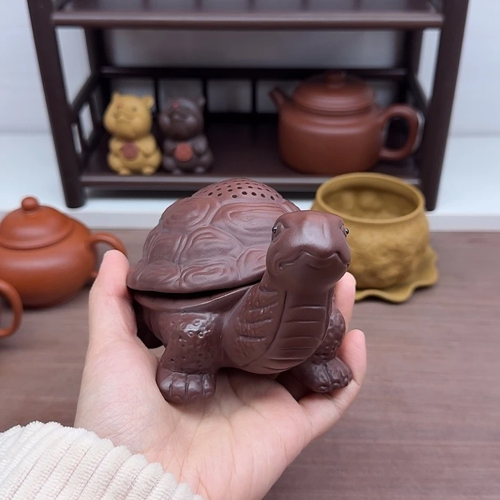 紫泥茶案乌龟茶漏茶漏
