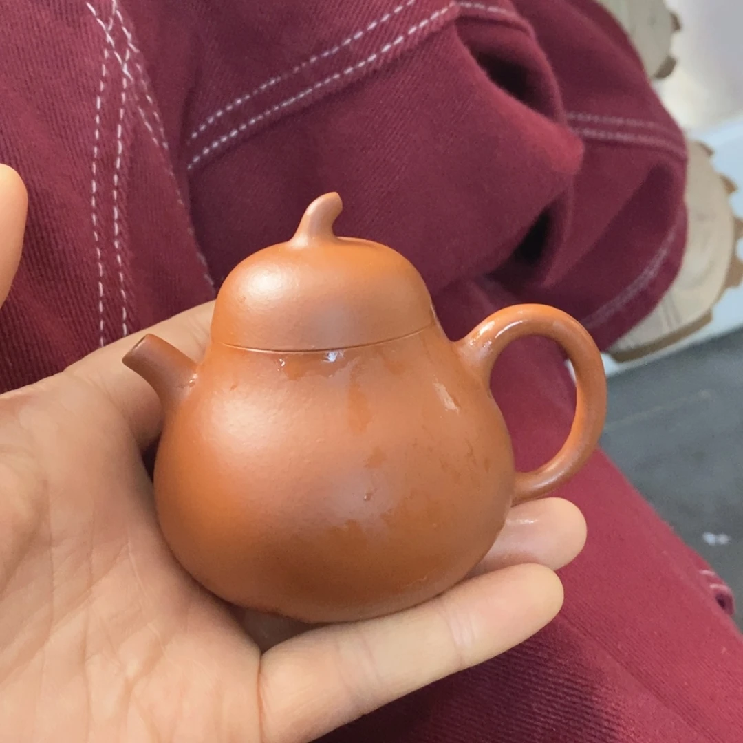 茶壶紫砂原矿紫砂朱泥