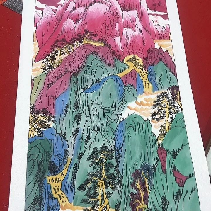 国画纯手工作品欣赏作品