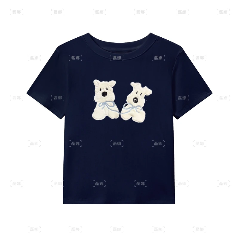 韩版趣味卡通减龄短袖T恤女夏季宽松学生半袖百搭正肩圆领上衣潮