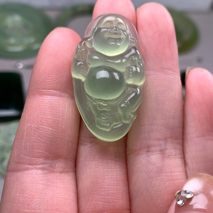 蛇纹石玉未镶嵌颈饰岫玉