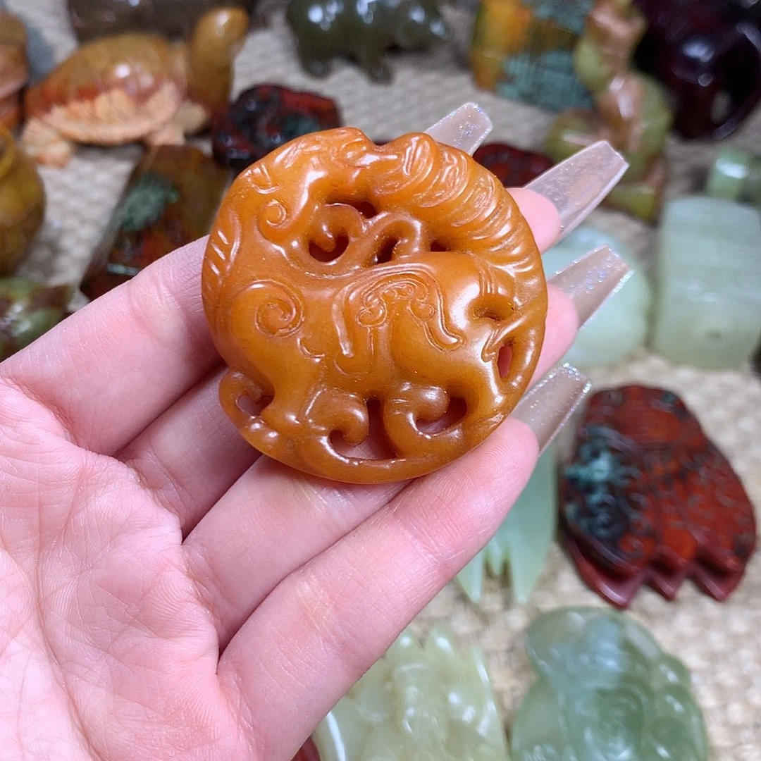 白玉菩提吊坠挂件