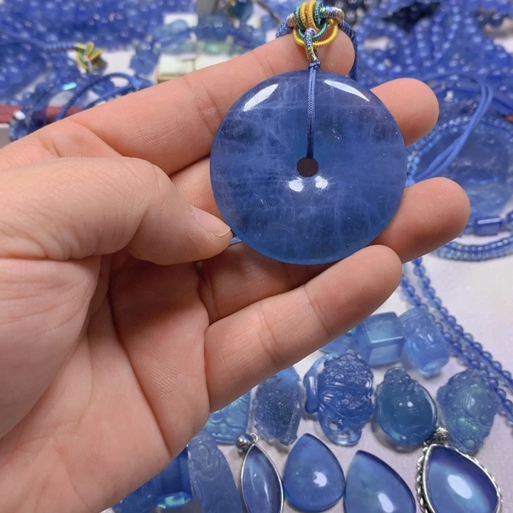 海蓝宝石颈饰未镶嵌?****?