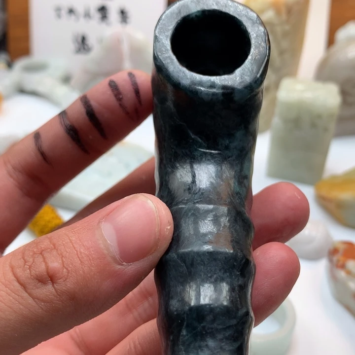 翡翠未镶嵌颈饰保真天然a货翡翠