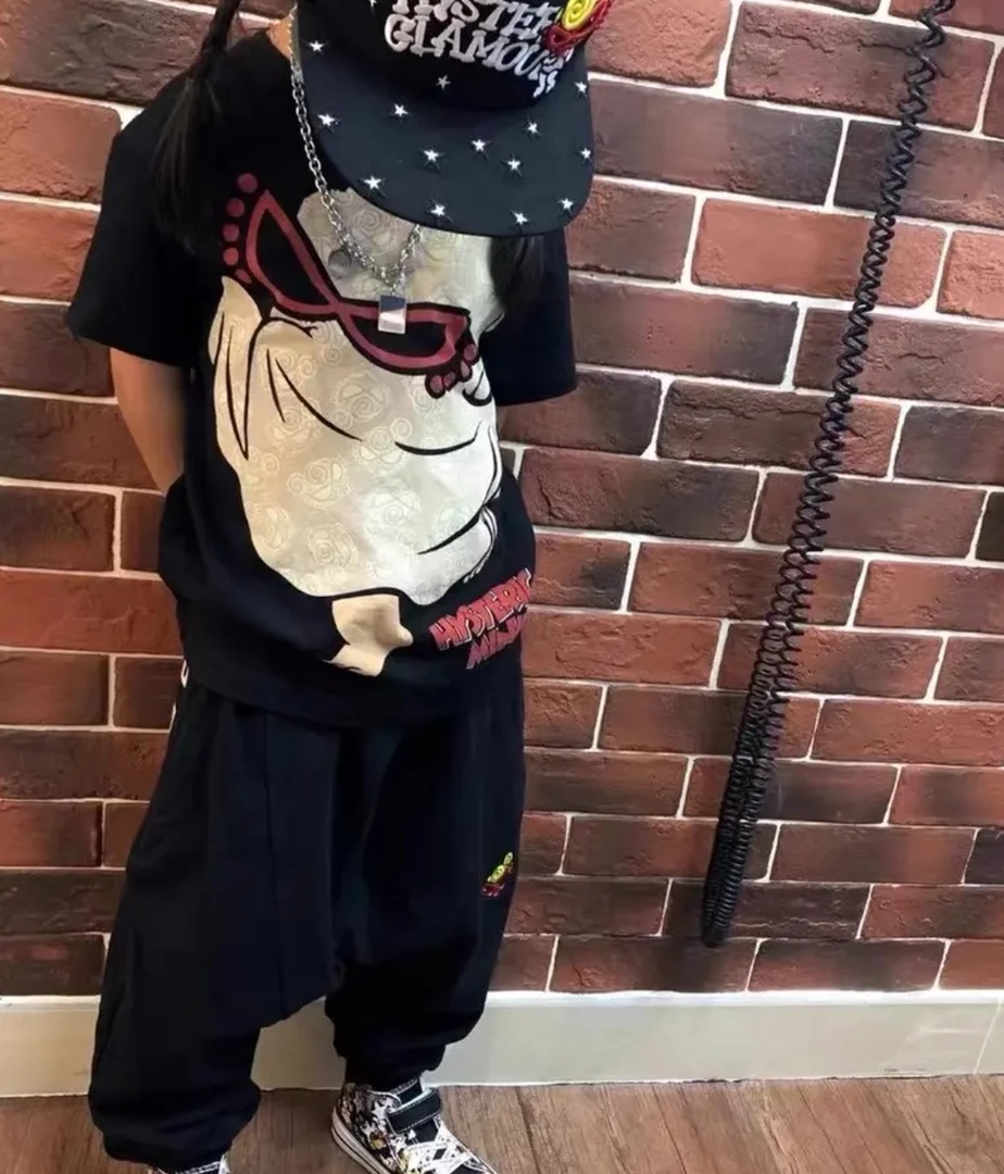 夜光墨镜儿童时尚休闲百搭儿童亲子短袖