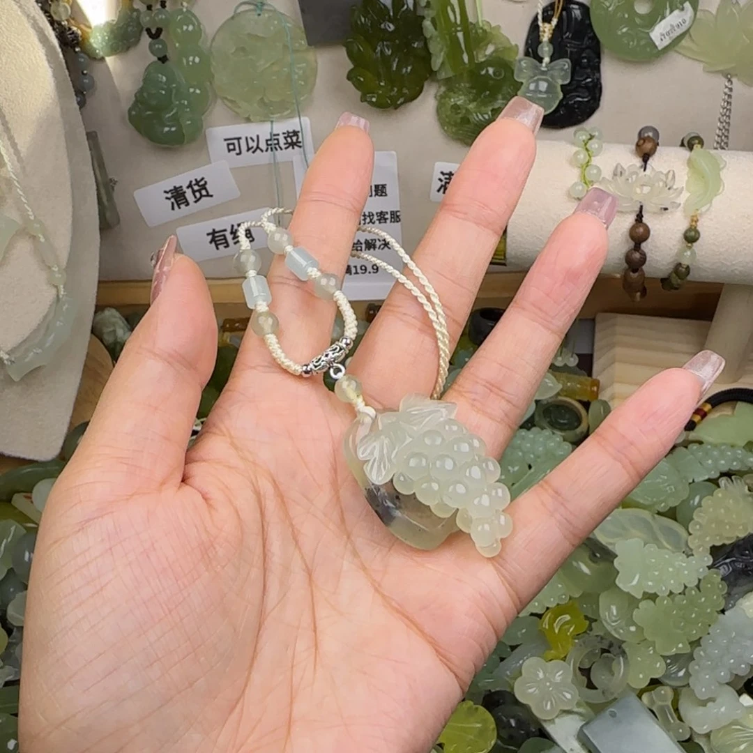 蛇纹石玉岫玉未镶嵌我****千