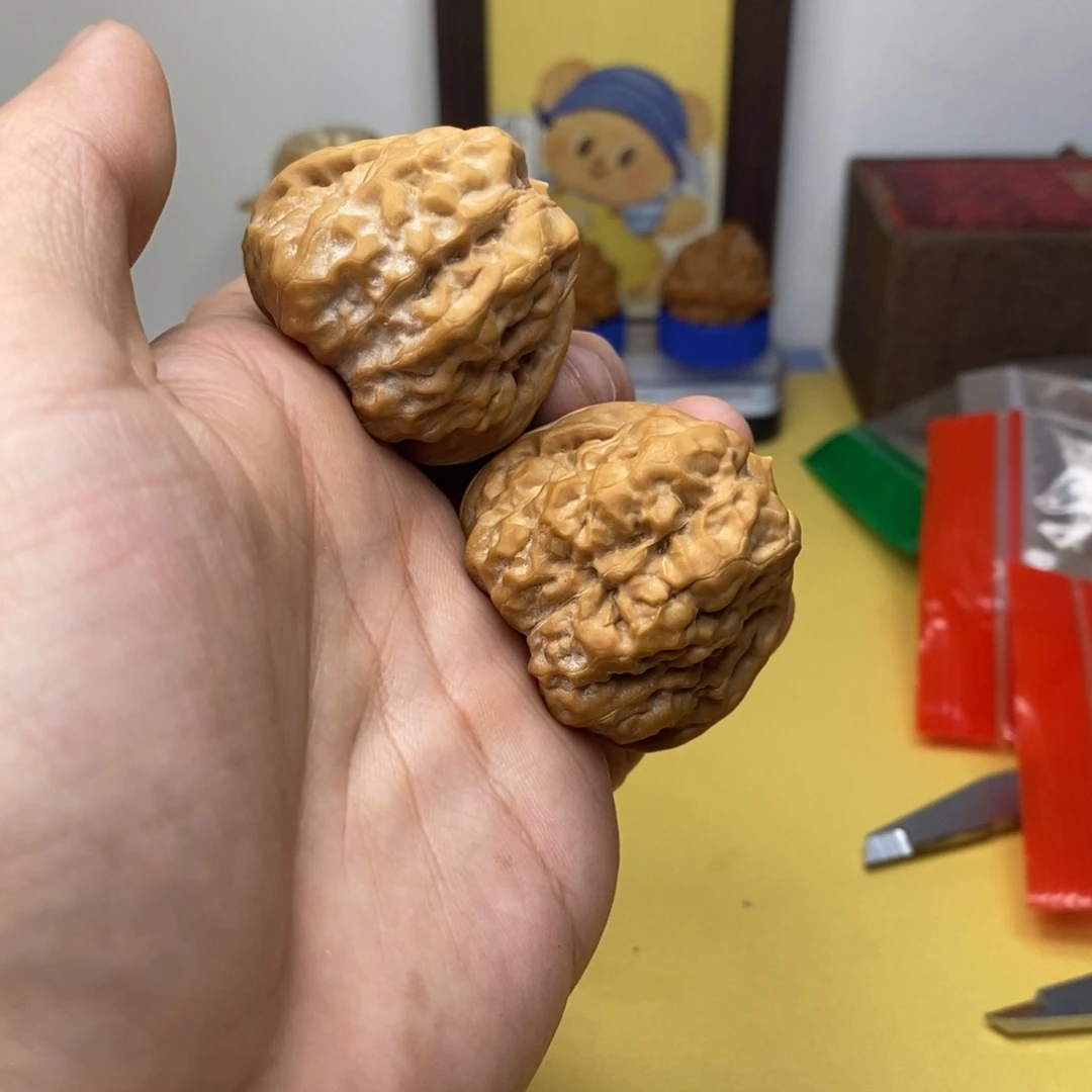 吊坠文玩核桃40修棱蛤蟆