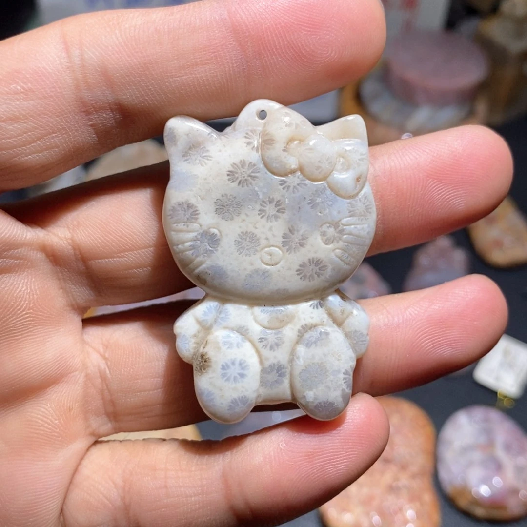 【闪购商品】硅化玉颈饰足银镀金镶嵌