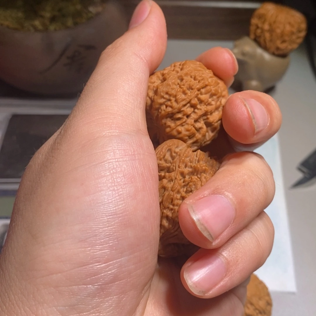 文玩核桃把件笠*36南疆