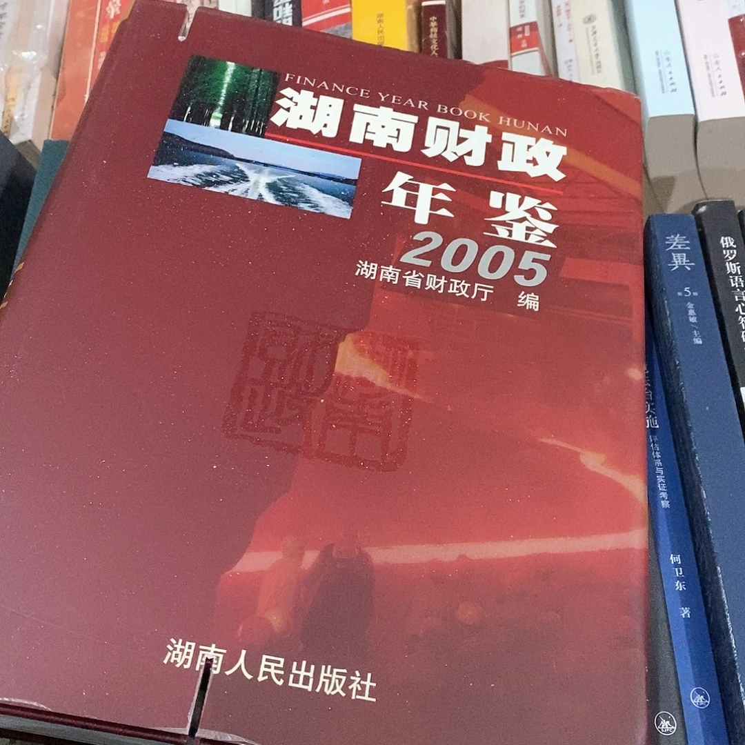 瑕疵路口  湖南财政年鉴 2005