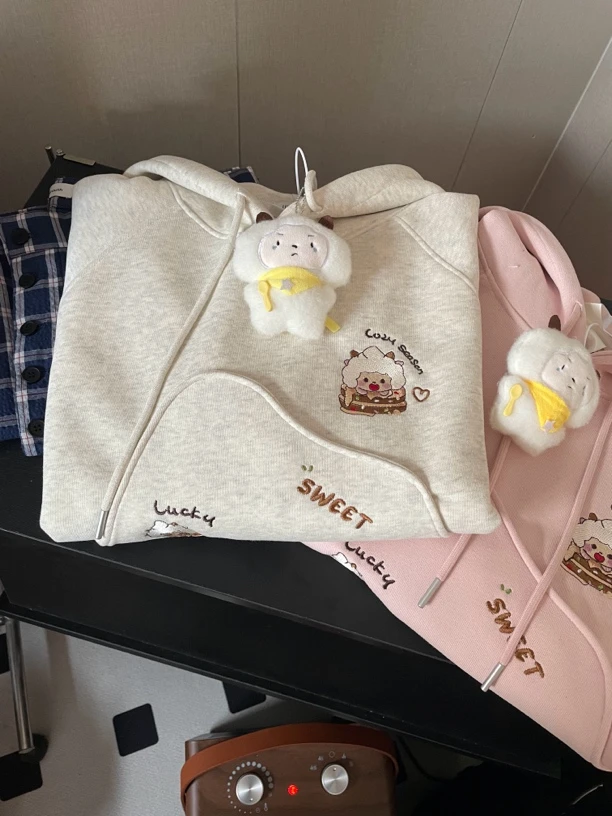 DL【早春新款-蛋壳大口袋连帽卫衣集合】韩国东大门正版ULEKEY3099